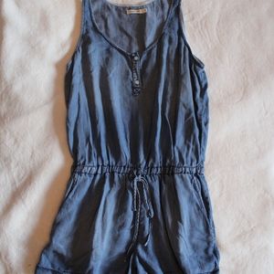 Denim romper